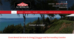 Desktop Screenshot of gjsrentals.com