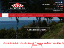 Tablet Screenshot of gjsrentals.com